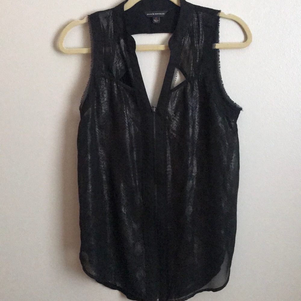 Rock & Republic Sheer Top